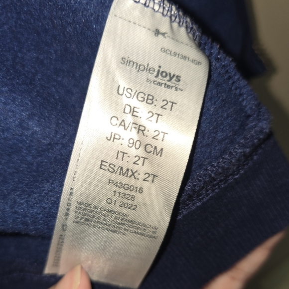 Carter's: Zip-up Hoodies, 2T, LIKE NEW, Gray, Navy, Sharks, YKK Zip, SO SOFT - Picture 9 of 15